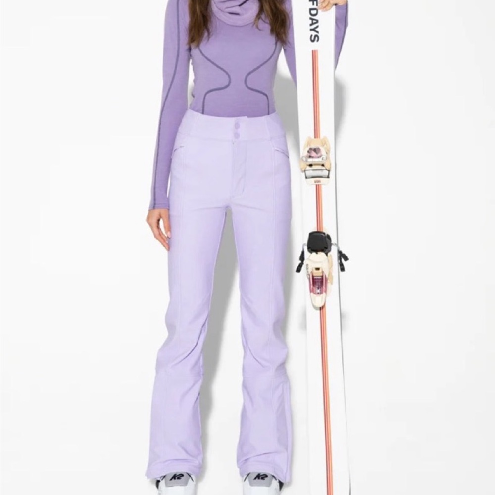 Halfdays Ski Set Davis Convertible Jacket Emma Soft Shell Pant Lilac Purple
